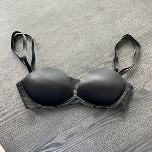 Victoria’s Secret Black Strapless Bra (34B) - Underwires removed